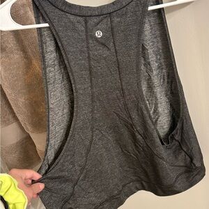lululemon athletica Charcoal Tank Top